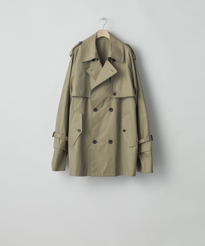 ssstein(シュタイン)の24AWコレクション LAYERED SHORT TRENCH COAT - BEIGE 公式通販サイトsession福岡セレクトショップ