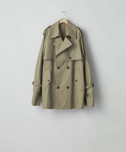 ssstein(シュタイン)の24AWコレクション LAYERED SHORT TRENCH COAT - BEIGE 公式通販サイトsession福岡セレクトショップ