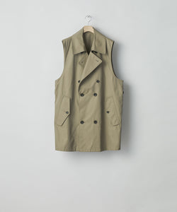 ssstein(シュタイン)の24AWコレクション LAYERED SHORT TRENCH COAT - BEIGE 公式通販サイトsession福岡セレクトショップ