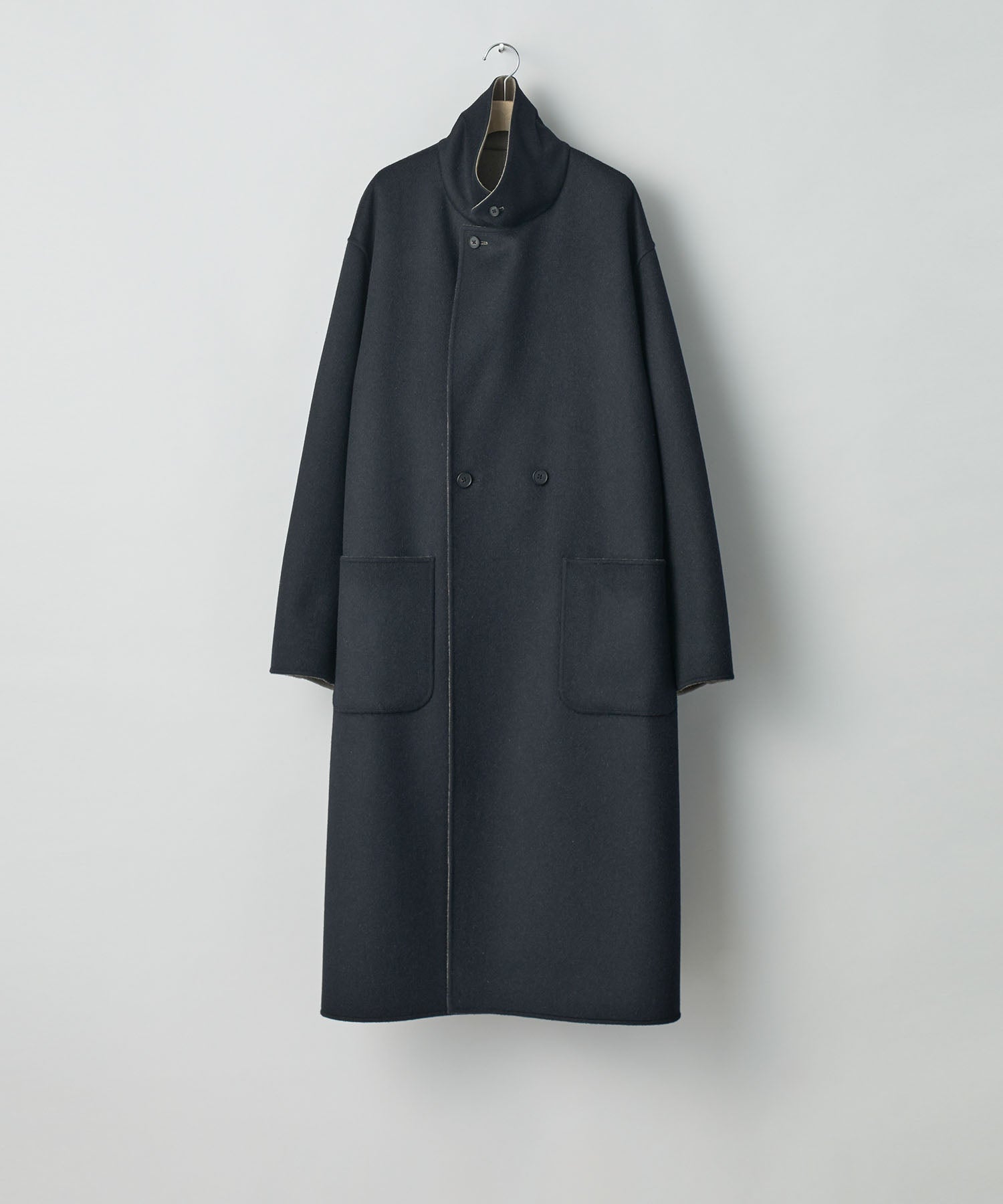 ssstein(シュタイン)の24AWコレクション OVERSIZED REVERSIBLE COAT - NAVY × GREY KHAKI 公式通販サイトsession福岡セレクトショップ