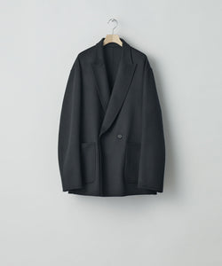 ssstein(シュタイン)の24AWコレクション REVERSIBLE PEAK LAPEL JACKET - BLACK × BLACK 公式通販サイトsession福岡セレクトショップ