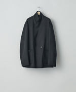 画像をギャラリービューアに読み込む, ssstein(シュタイン)の24AWコレクション REVERSIBLE PEAK LAPEL JACKET - BLACK × BLACK 公式通販サイトsession福岡セレクトショップ
