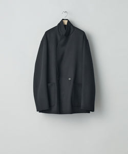 ssstein(シュタイン)の24AWコレクション REVERSIBLE PEAK LAPEL JACKET - BLACK × BLACK 公式通販サイトsession福岡セレクトショップ