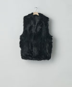 画像をギャラリービューアに読み込む, ssstein(シュタイン)の24AWコレクション SHEEP FUR VEST - BLACK 公式通販サイトsession福岡セレクトショップ
