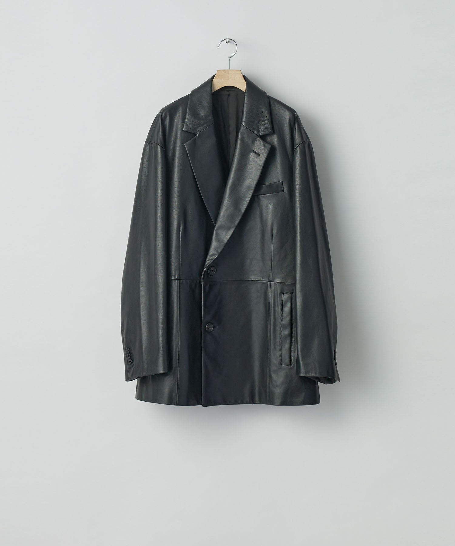 ssstein(シュタイン)の24AWコレクション LEATHER DOUBLE BRESTED JACKET - BLACK 公式通販サイトsession福岡セレクトショップ