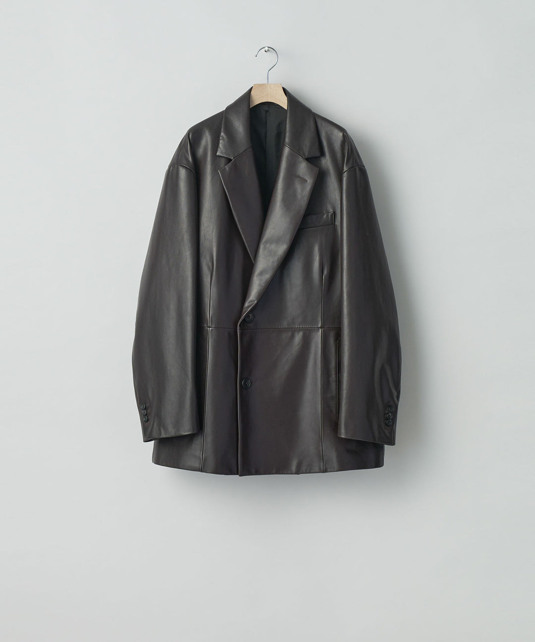 ssstein(シュタイン)の24AWコレクション LEATHER DOUBLE BREASTED JACKET - DARK BROWN 公式通販サイトsession福岡セレクトショップ