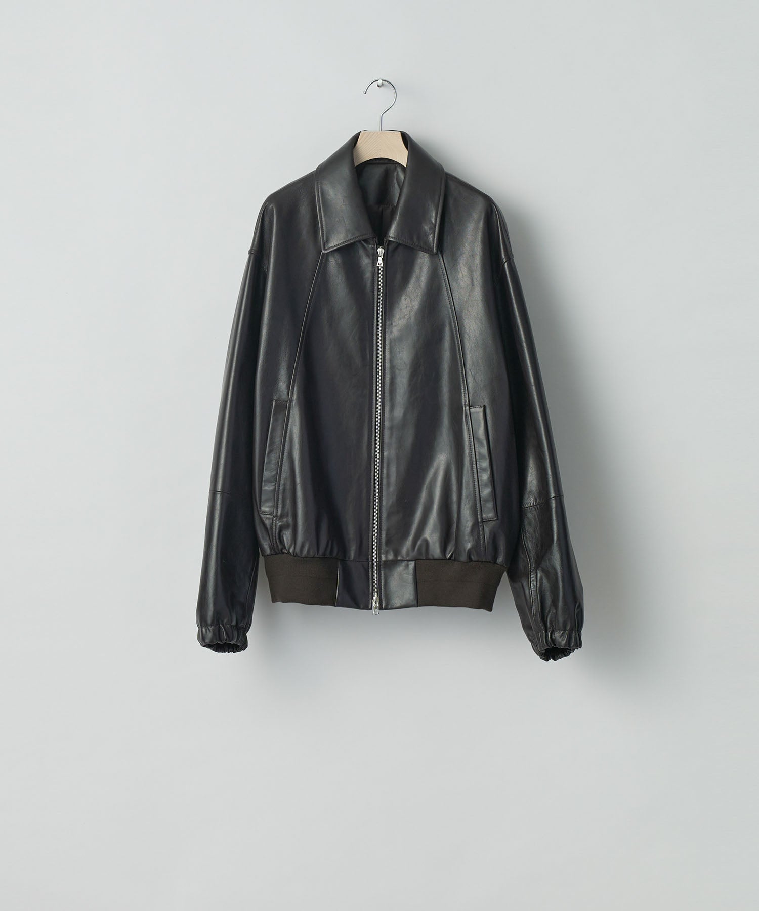 ssstein(シュタイン)の24AWコレクション LEATHER ZIP SHORT JACKET - DARK BROWN 公式通販サイトsession福岡セレクトショップ