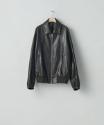 画像をギャラリービューアに読み込む, ssstein(シュタイン)の24AWコレクション LEATHER ZIP SHORT JACKET - DARK BROWN 公式通販サイトsession福岡セレクトショップ
