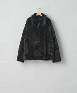 ssstein(シュタイン)の24AWコレクション ACRYLIC FUR JACKET - GREY KHAKI 公式通販サイトsession福岡セレクトショップ