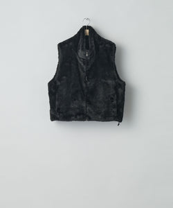 ssstein(シュタイン)の24AWコレクション ACRYLIC FUR VEST - BLACK 公式通販サイトsession福岡セレクトショップ