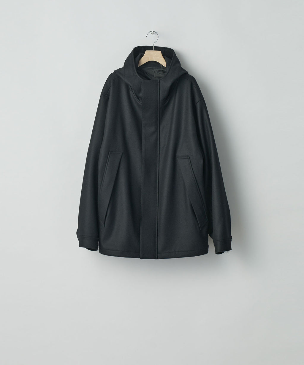 ssstein(シュタイン)の24AWコレクション MELTON HOODED BLOUSON - BLACK 公式通販サイトsession福岡セレクトショップ