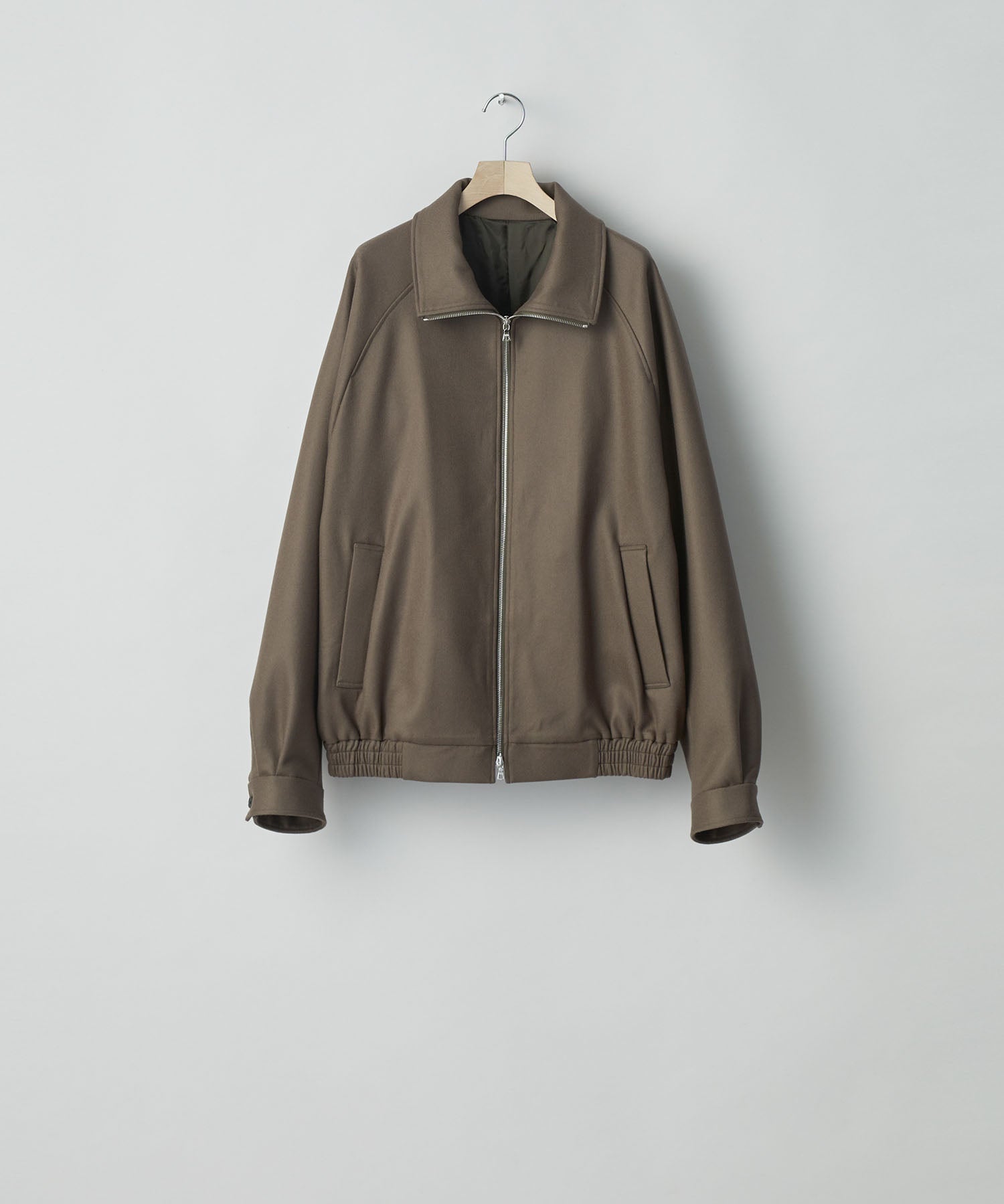 ssstein(シュタイン)の24AWコレクション MELTON ZIP UP BLOUSON - DARK GREIGE 公式通販サイトsession福岡セレクトショップ