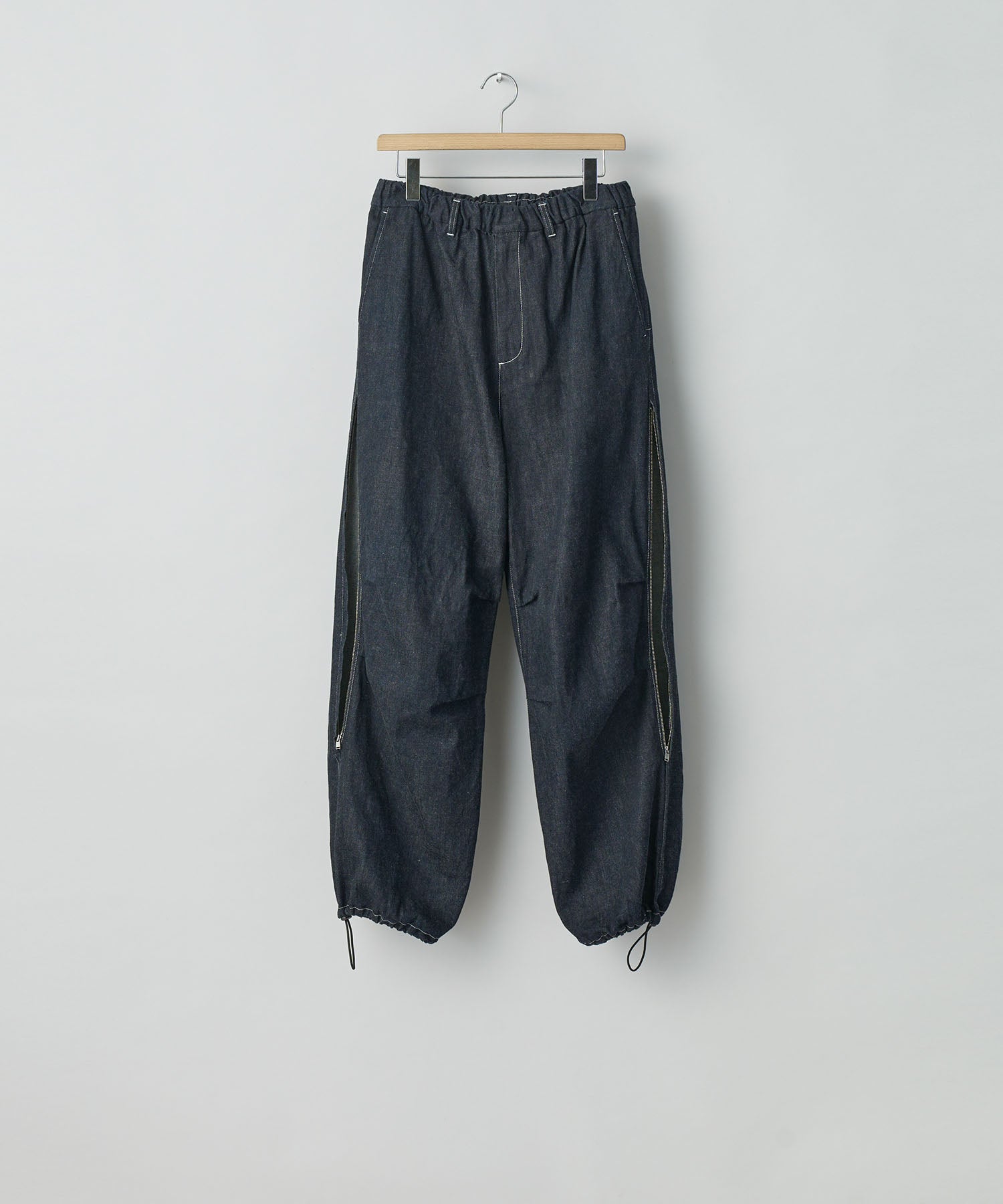 ssstein(シュタイン)の24AWコレクション ECO DENIM SIDE ZIP EASY TROUSERS  - INDIGO 公式通販サイトsession福岡セレクトショップ