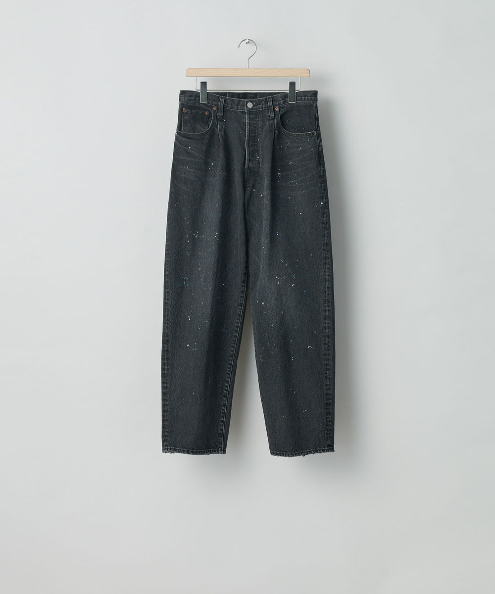 ssstein(シュタイン)の24AWコレクション VINTAGE REPRODUCTION SPLASHED DENIM JEANS - BLACK 公式通販サイトsession福岡セレクトショップ