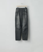 画像をギャラリービューアに読み込む, ssstein(シュタイン)の24AWコレクション NYLON COMBINATION SPLASHED DENIM JEANS - BLACK 公式通販サイトsession福岡セレクトショップ
