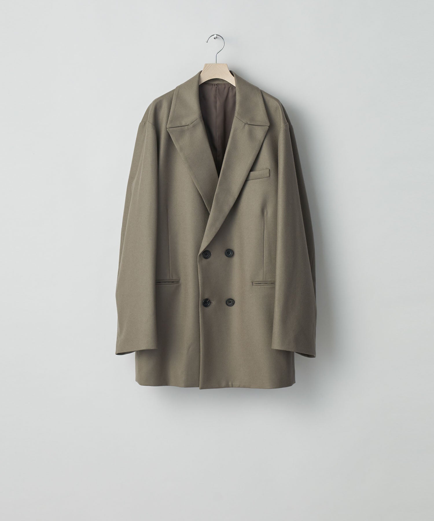 ssstein(シュタイン)の24AWコレクション OVERSIZED PEAK LAPEL JACKET - DARK BEIGE 公式通販サイトsession福岡セレクトショップ