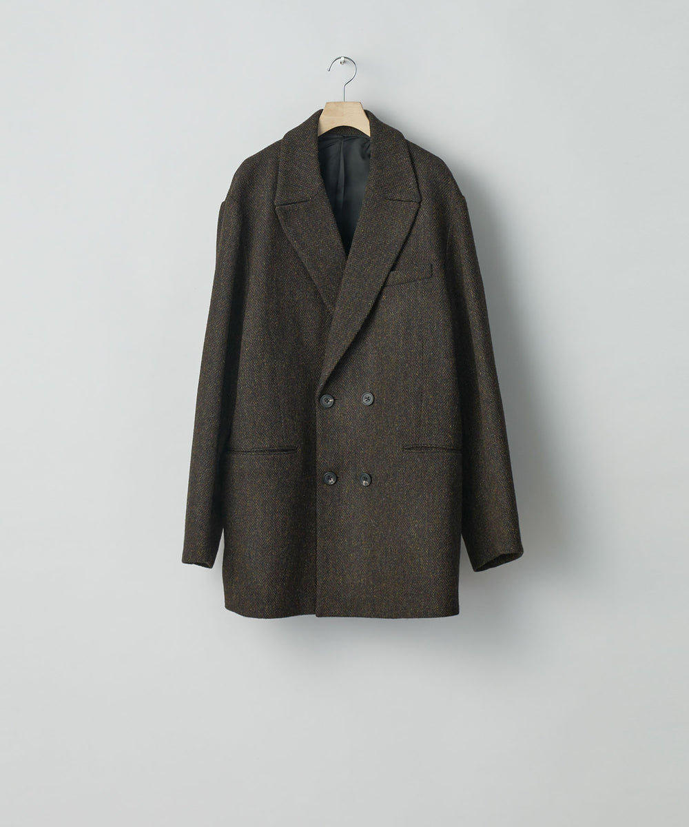 ssstein(シュタイン)の24AWコレクション OVERSIZED PEAK LAPEL JACKET - DARK BROWN 公式通販サイトsession福岡セレクトショップ