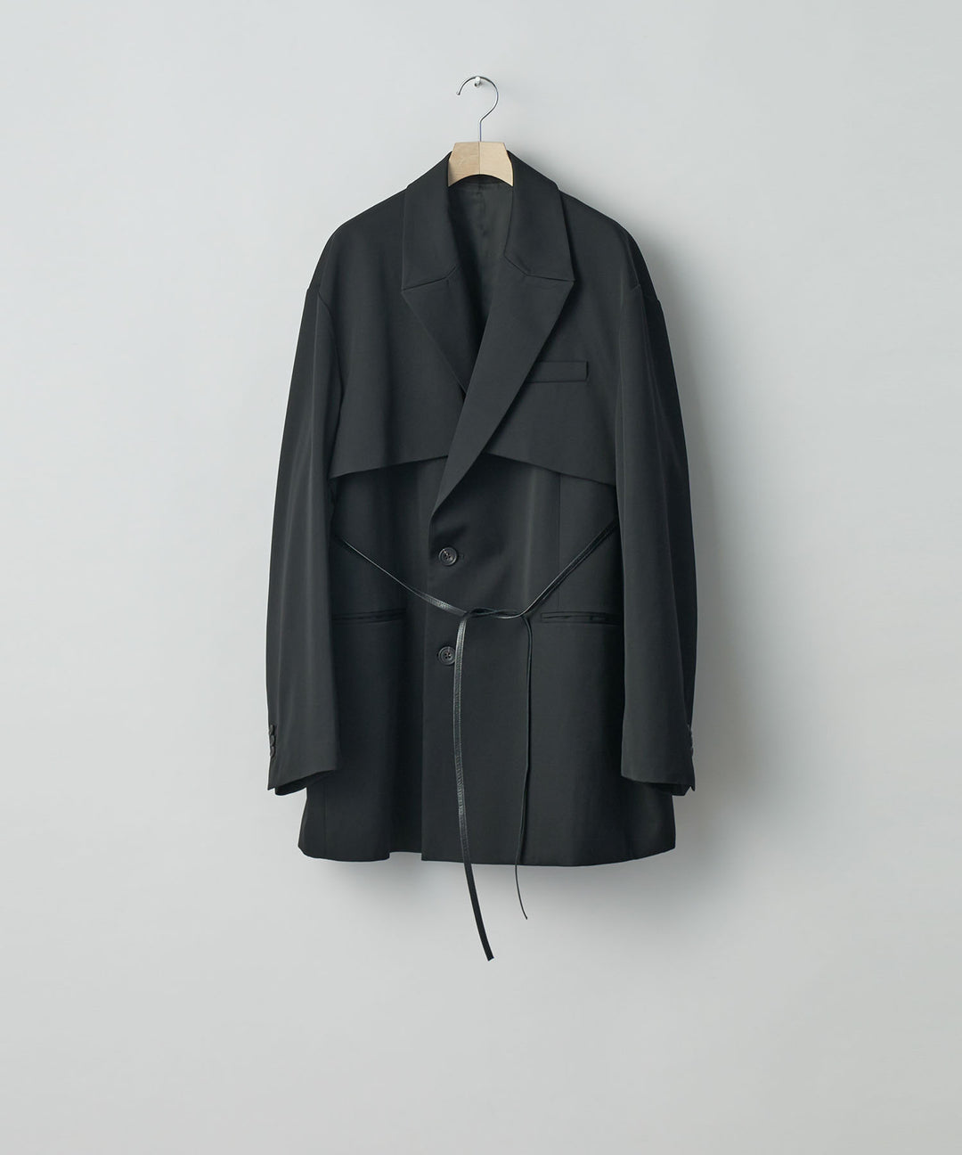 ssstein(シュタイン)の24AWコレクション OVERSIZED LAPELED COMBINATION JACKET - BLACK 公式通販サイトsession福岡セレクトショップ