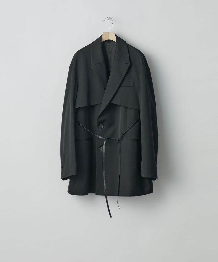ssstein(シュタイン)の24AWコレクション OVERSIZED LAPELED COMBINATION JACKET - BLACK 公式通販サイトsession福岡セレクトショップ