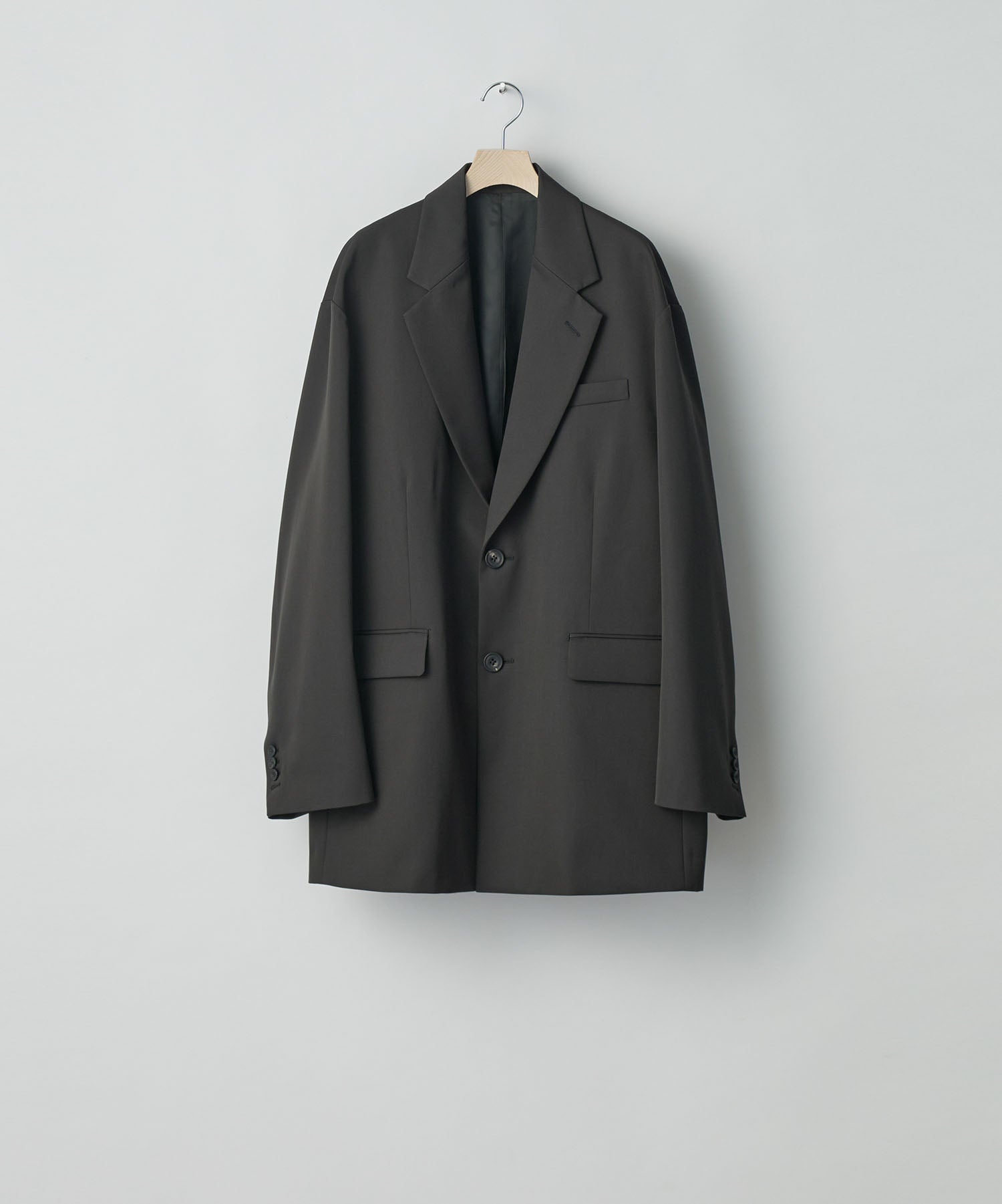 ssstein(シュタイン)の24AWコレクション OVERSIZED SINGLE BREASTED LONG JACKET - DARK CHARCOAL 公式通販サイトsession福岡セレクトショップ