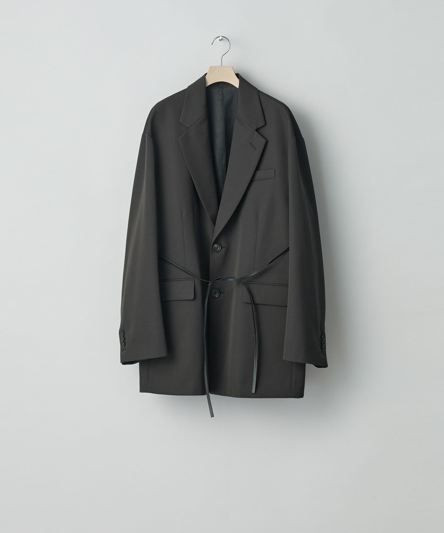 ssstein(シュタイン)の24AWコレクション OVERSIZED SINGLE BREASTED LONG JACKET - DARK CHARCOAL 公式通販サイトsession福岡セレクトショップ