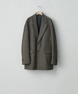 ssstein(シュタイン)の24AWコレクション OVERSIZED SINGLE BREASTED LONG JACKET - GLEN CHECK 公式通販サイトsession福岡セレクトショップ