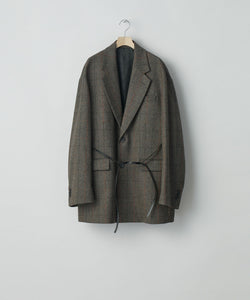 ssstein(シュタイン)の24AWコレクション OVERSIZED SINGLE BREASTED LONG JACKET - GLEN CHECK 公式通販サイトsession福岡セレクトショップ