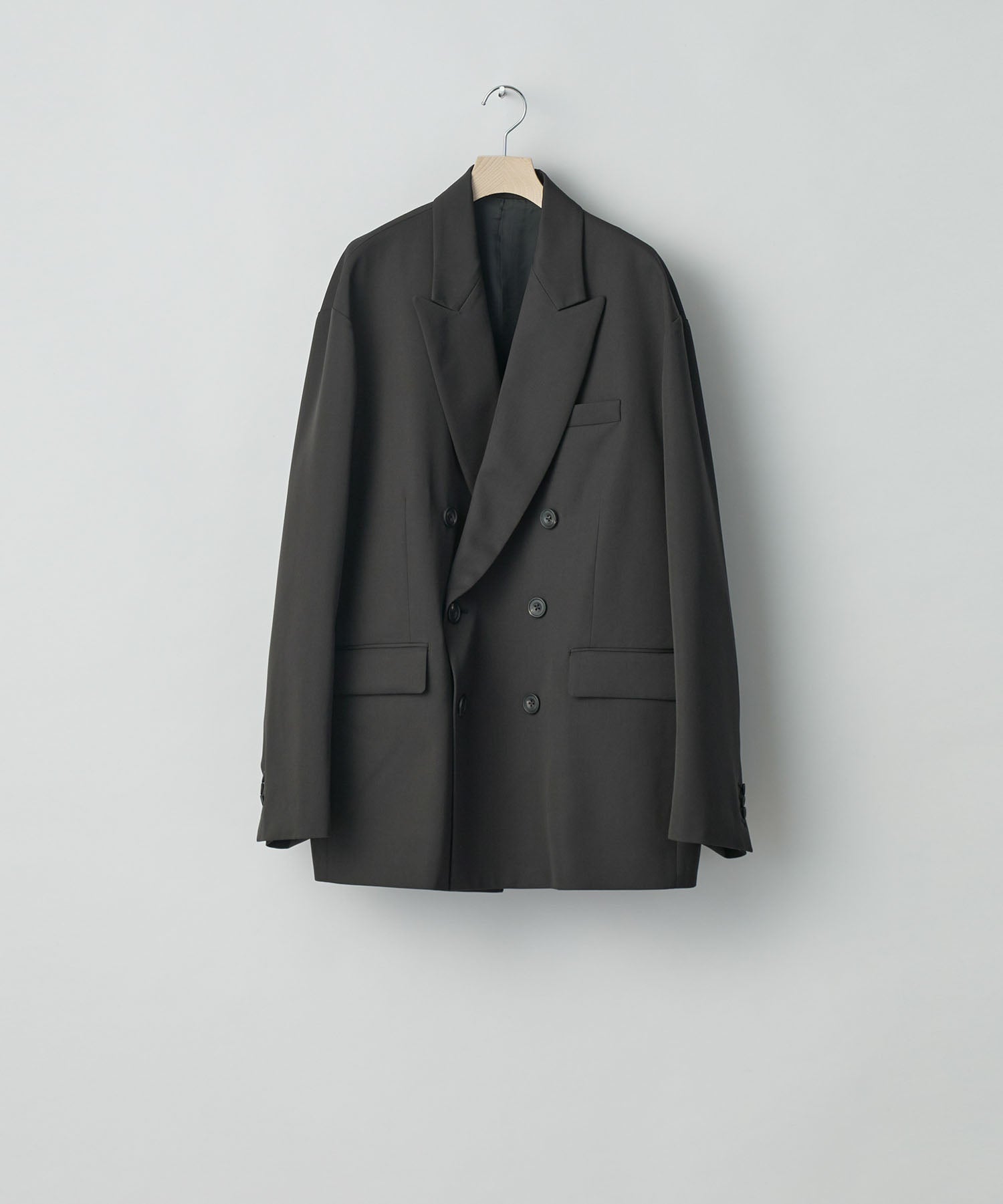 ssstein(シュタイン)の24AWコレクション OVERSIZED DOUBLE BREASTED JACKET - DARK CHARCOAL 公式通販サイトsession福岡セレクトショップ