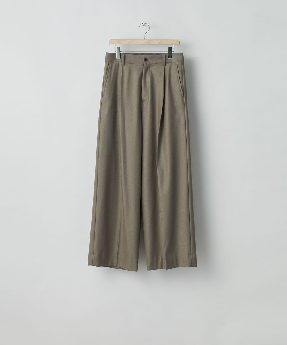 ssstein(シュタイン)の24AWコレクション EXTRA WIDE TROUSERS - DARK BEIGE 公式通販サイトsession福岡セレクトショップ