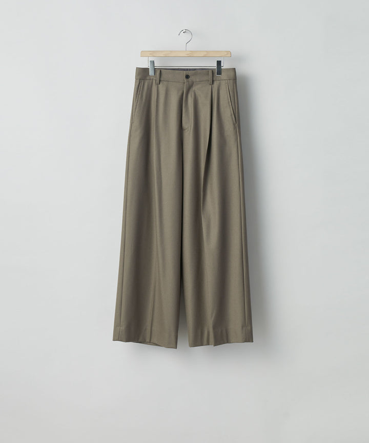 ssstein(シュタイン)の24AWコレクション EXTRA WIDE TROUSERS - DARK BEIGE 公式通販サイトsession福岡セレクトショップ