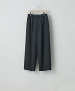 画像をギャラリービューアに読み込む, ssstein(シュタイン)の24AWコレクション EASY WIDE TROUSERS (2/72 WOOL GABARDINE) - BLACK 公式通販サイトsession福岡セレクトショップ
