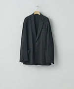 画像をギャラリービューアに読み込む, ssstein(シュタイン)の24AWコレクション SILK NEP CLOTH SINGLE BREASTED JACKET - BLACK 公式通販サイトsession福岡セレクトショップ
