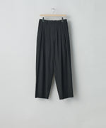 画像をギャラリービューアに読み込む, ssstein(シュタイン)の24AWコレクション SILK NEP CLOTH EASY WIDE TROUSERS - BLACK 公式通販サイトsession福岡セレクトショップ
