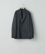 画像をギャラリービューアに読み込む, ssstein(シュタイン)の24AWコレクション SILK NYLON SINGLE BREASTED JACKET - BLACK 公式通販サイトsession福岡セレクトショップ
