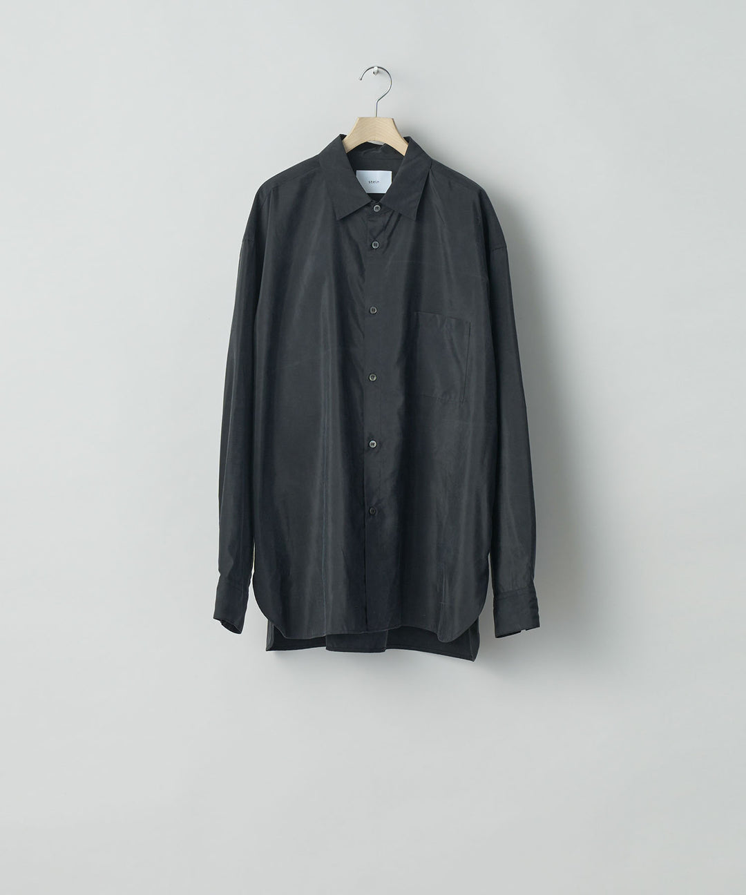ssstein(シュタイン)の24AWコレクション SILK NYLON OVERSIZED DOWN PAT SHIRT - BLACK 公式通販サイトsession福岡セレクトショップ
