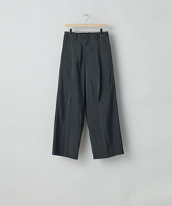 ssstein(シュタイン)の24AWコレクション SILK NYLON EASY WIDE TROUSERS - BLACK 公式通販サイトsession福岡セレクトショップ