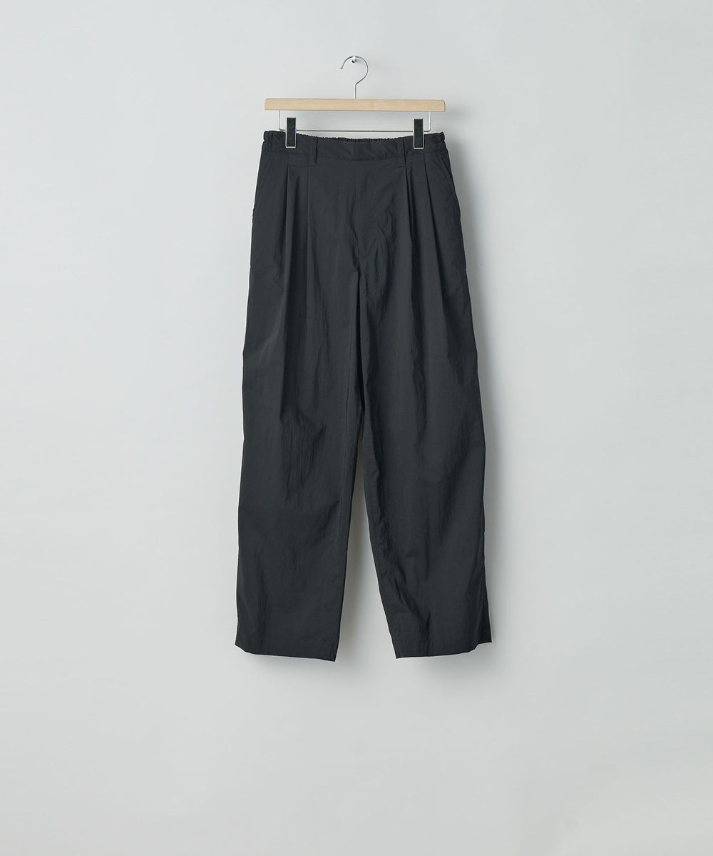 ssstein(シュタイン)の24AWコレクション WINDPROOF NYLON EASY WIDE TROUSERS - BLACK 公式通販サイトsession福岡セレクトショップ