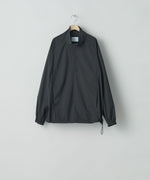 画像をギャラリービューアに読み込む, ssstein(シュタイン)の24AWコレクション WINDBREAKER NYLON HALF ZIP PULLOVER - BLACK 公式通販サイトsession福岡セレクトショップ
