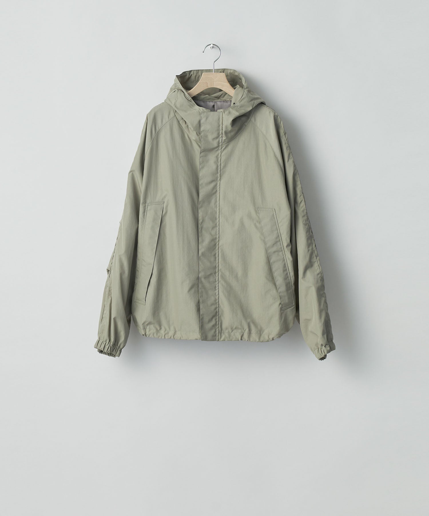 ssstein(シュタイン)の24AWコレクション NYLON TWILL HOODED ZIP UP JACKET - BEIGE 公式通販サイトsession福岡セレクトショップ