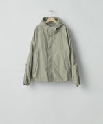 画像をギャラリービューアに読み込む, ssstein(シュタイン)の24AWコレクション NYLON TWILL HOODED ZIP UP JACKET - BEIGE 公式通販サイトsession福岡セレクトショップ
