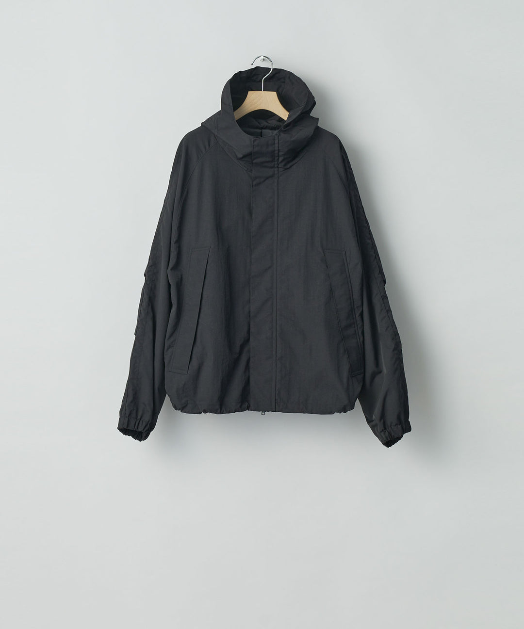 ssstein(シュタイン)の24AWコレクション NYLON TWILL HOODED ZIP UP JACKET - BLACK 公式通販サイトsession福岡セレクトショップ