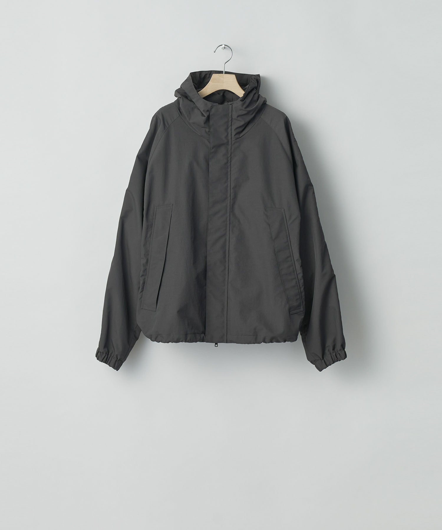 ssstein(シュタイン)の24AWコレクション NYLON TWILL HOODED ZIP UP JACKET - CHARCOAL 公式通販サイトsession福岡セレクトショップ