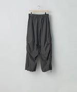 画像をギャラリービューアに読み込む, ssstein(シュタイン)の24AWコレクション NYLON TWILL CARGO EASY TROUSERS - CHARCOAL 公式通販サイトsession福岡セレクトショップ
