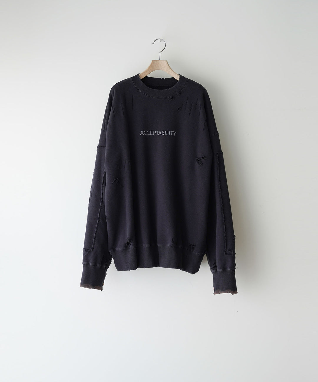 ssstein(シュタイン)の24AWコレクション OVERSIZED REBUILD SWEAT LS - DARK NAVY 公式通販サイトsession福岡セレクトショップ
