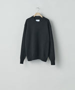 画像をギャラリービューアに読み込む, ssstein(シュタイン)の24AWコレクション EXTRA FINE WOOL WARM KNIT CREW NECK LS - BLACK 公式通販サイトsession福岡セレクトショップ
