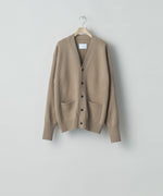 画像をギャラリービューアに読み込む, ssstein(シュタイン)の24AWコレクション EXTRA FINE WOOL KNIT CARDIGAN - BEIGE 公式通販サイトsession福岡セレクトショップ
