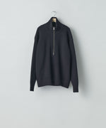 画像をギャラリービューアに読み込む, ssstein(シュタイン)の24AWコレクション OVERSIZED DRIVERS KNIT HALF ZIP PULLOVER - DARK NAVY 公式通販サイトsession福岡セレクトショップ
