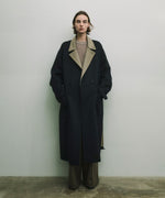 画像をギャラリービューアに読み込む, ssstein(シュタイン)の24AWコレクション OVERSIZED REVERSIBLE COAT - NAVY × GREY KHAKI 公式通販サイトsession福岡セレクトショップ
