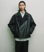 画像をギャラリービューアに読み込む, ssstein(シュタイン)の24AWコレクション BONDED LEATHER SHORT JACKET - BLACK × BLACK 公式通販サイトsession福岡セレクトショップ
