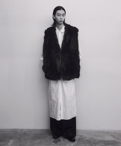 ssstein(シュタイン)の24AWコレクション SHEEP FUR VEST - BLACK 公式通販サイトsession福岡セレクトショップ